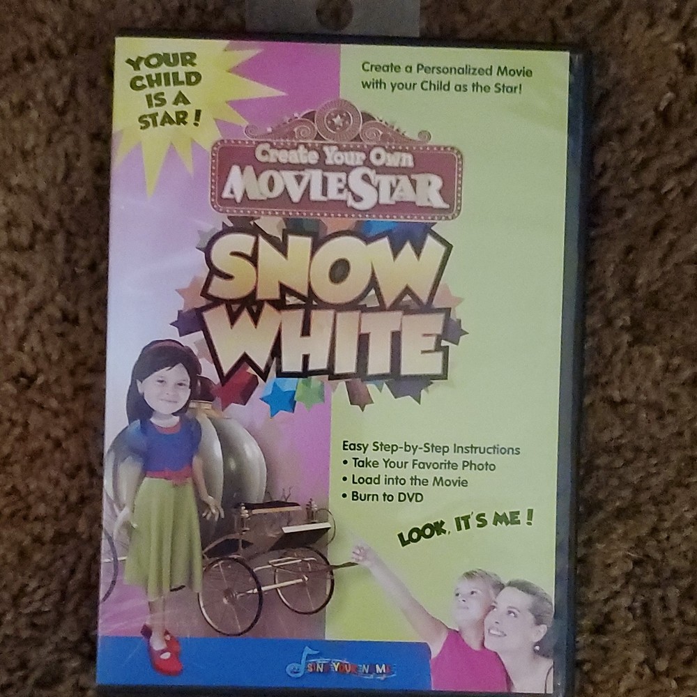 Sing Your Name MovieStar Snow White DVD Software, Windows, English