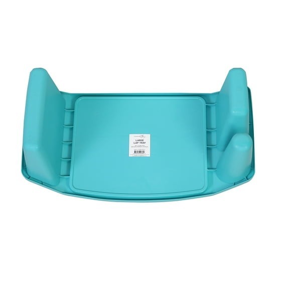 (2 pack) Everything Mary Lap Desk, Teal 17.9" Storage Lap Desk