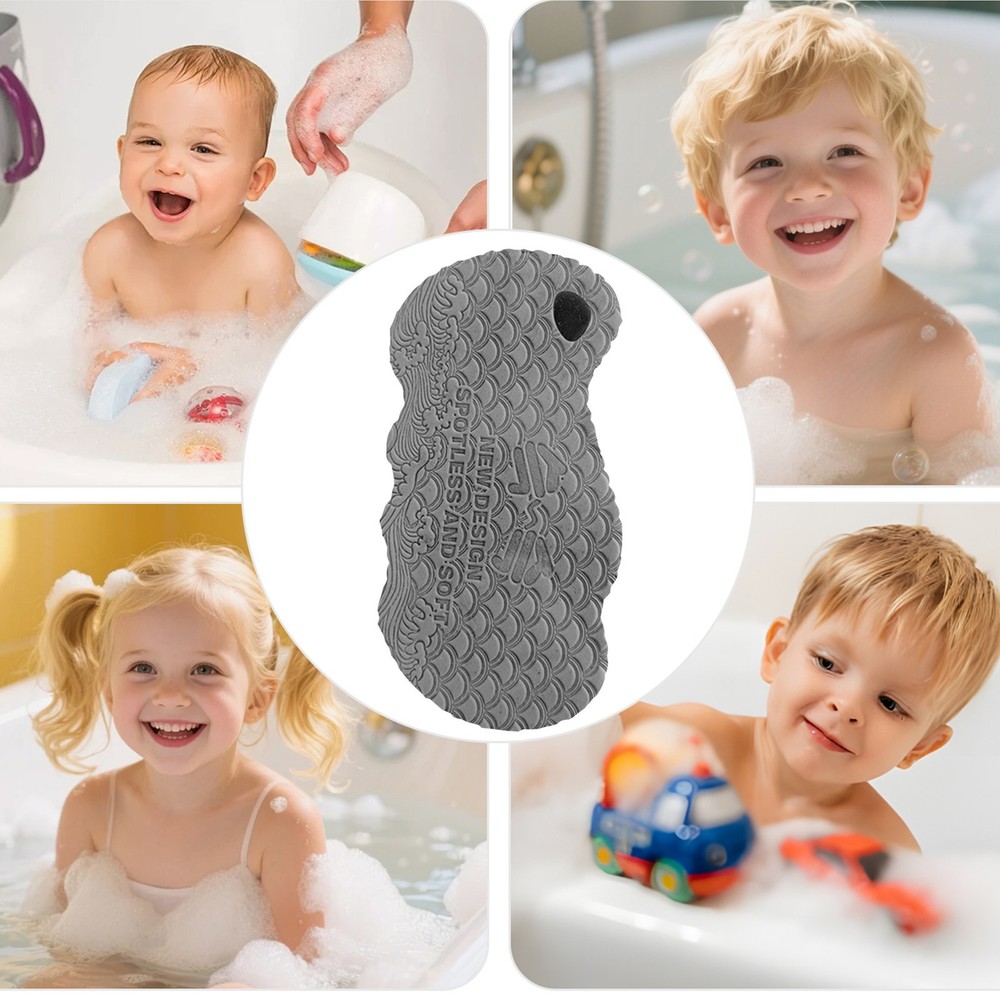 Magic Exfoliating Bath Sponge, 3D Radiant Skin Exfoliating Bath Sponge