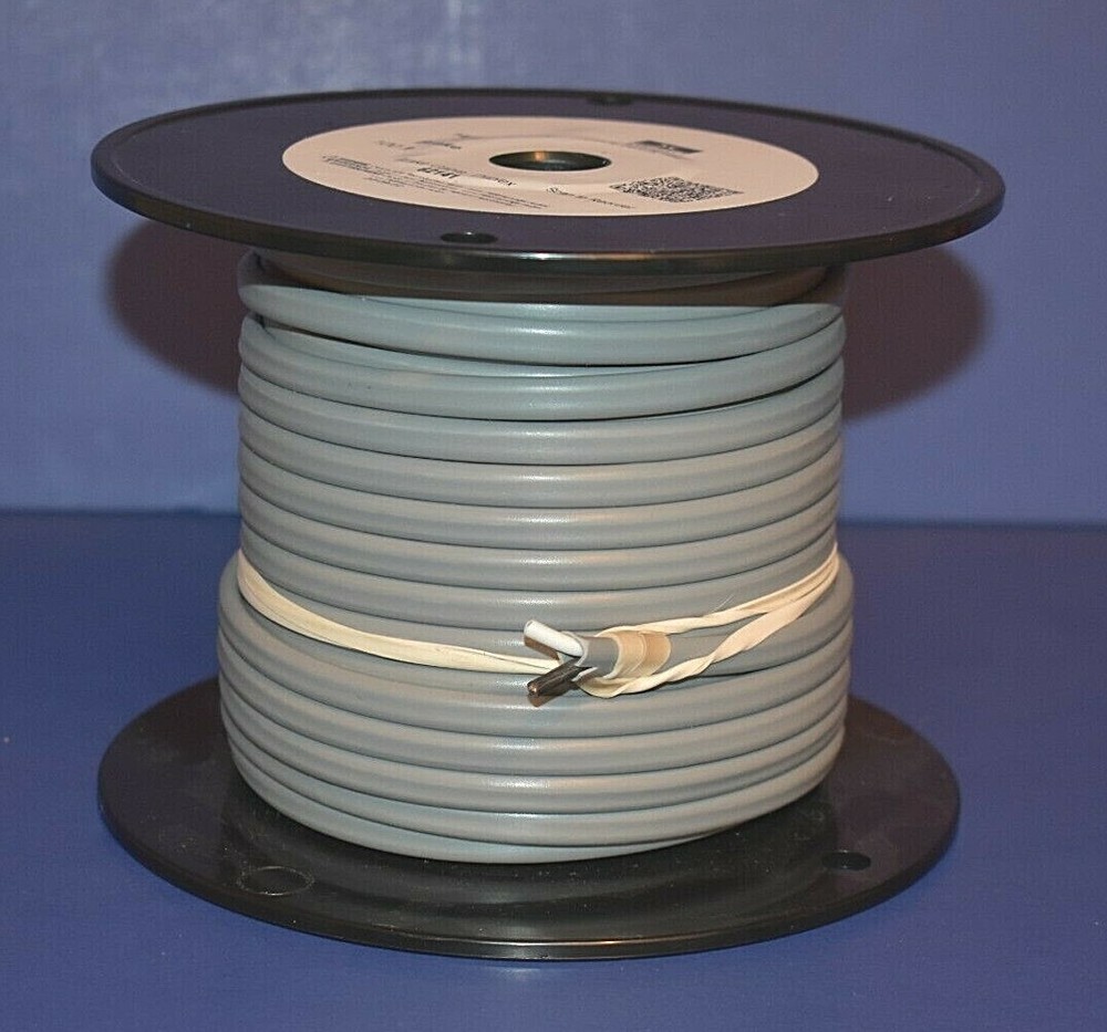 100' Roll Grey Jacketed Trailer Light Brake Cable Wire 14-2  14 Gauge 2 Wire