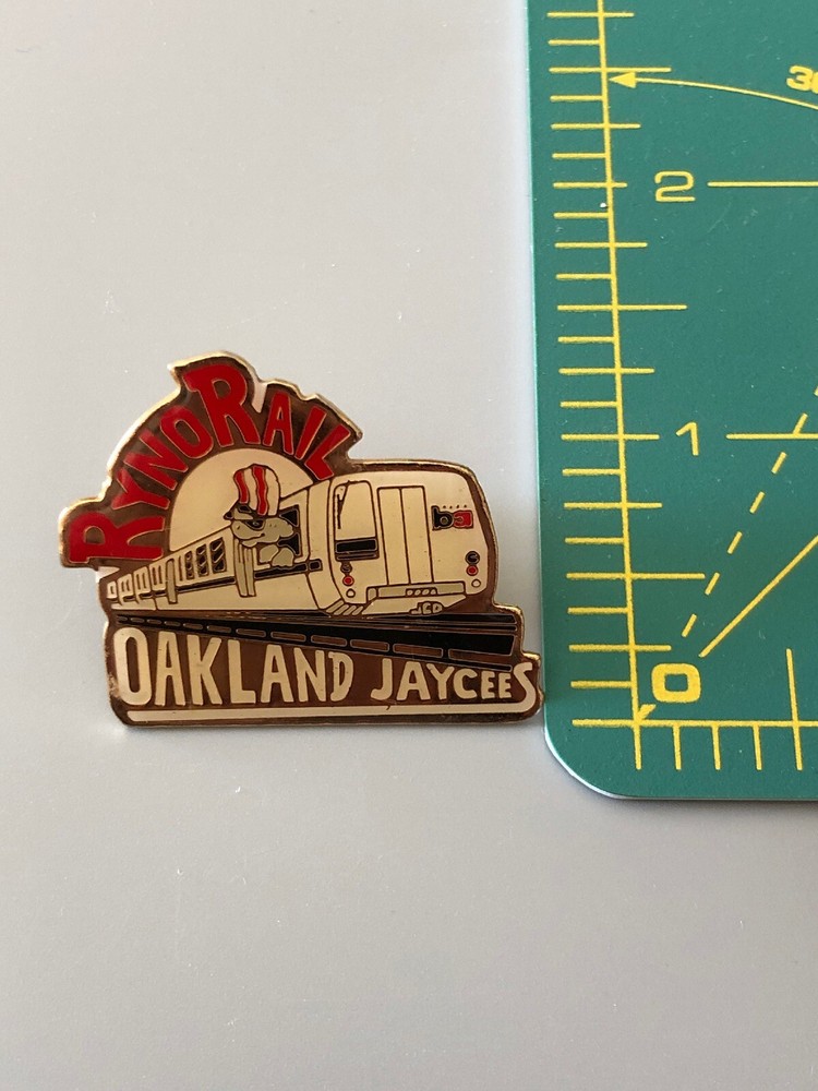 Ryno Rail Oakland Jaycees Lapel Pin