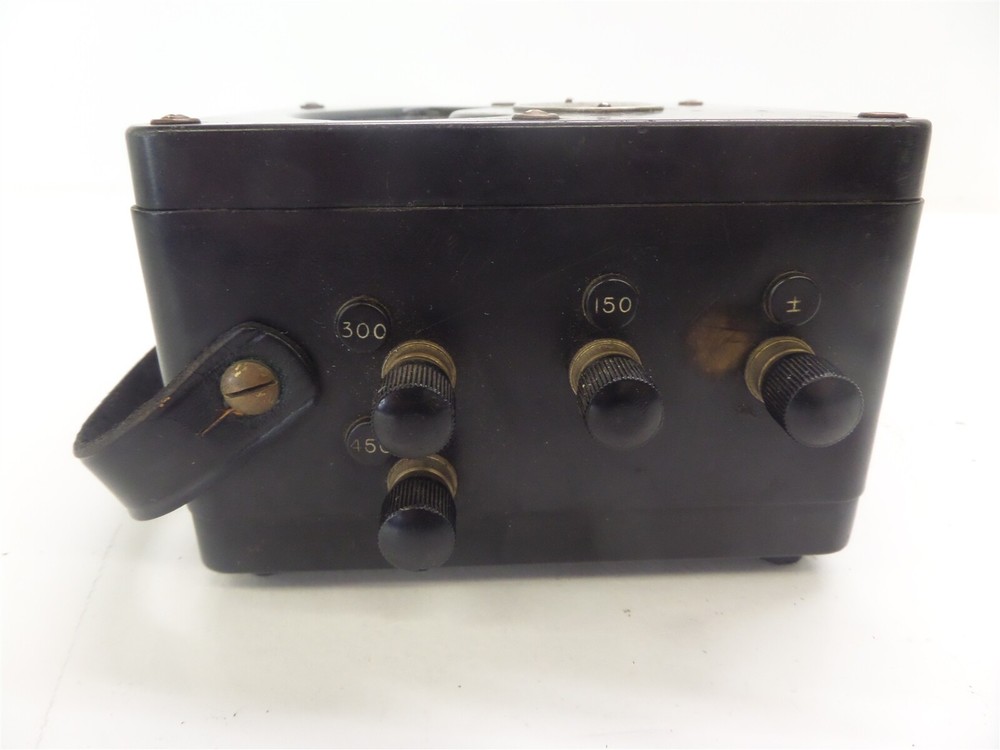 Vintage Weston AC Voltmeter Zero Corrector Meter Model 433 - Four Knobs