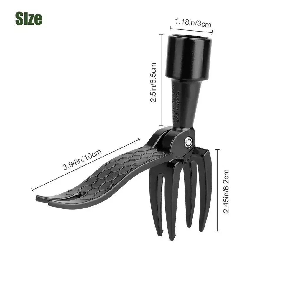 Weeder Puller Stand Up Weed Tool with Handle Garden Outdoor Root Remover Killer