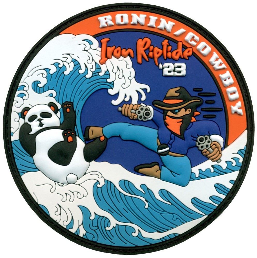 USAF 961st AIRBORNE AIR CONTROL SQUADRON - IRON RIPTIDE 2023 - PATCH