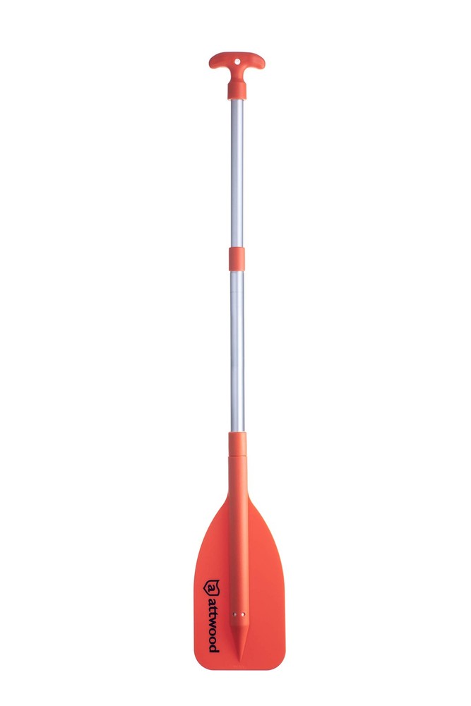 Emergency Telescoping Paddle for Boating, Orange