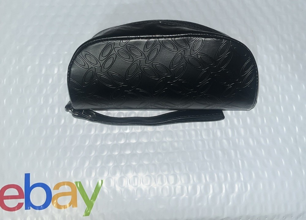 Oakley Glasses Case Only Black Soft Shell Vinyl Sunglasses Case Wrist Strap