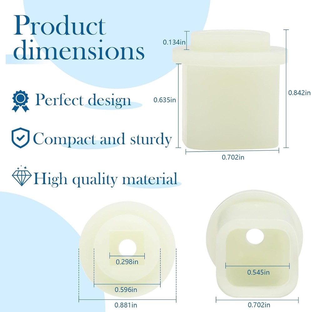 2 Pcs Stem Driver Replacement for Kohler Shower Handles, Devonshire Rite-Temp