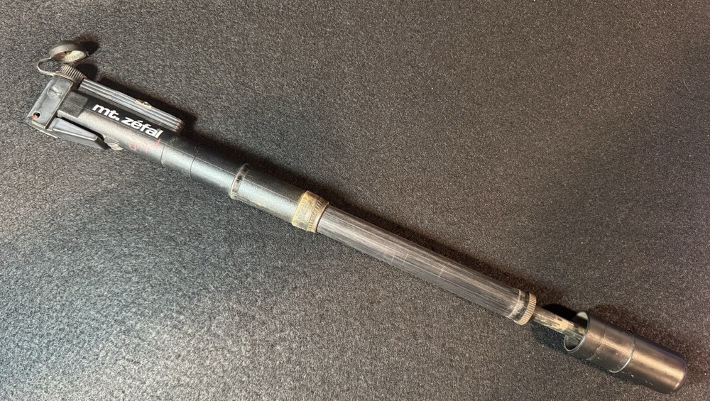 Vintage Mt. Zefal Graph Compact Pump Presta Schrader Composite Bicycle