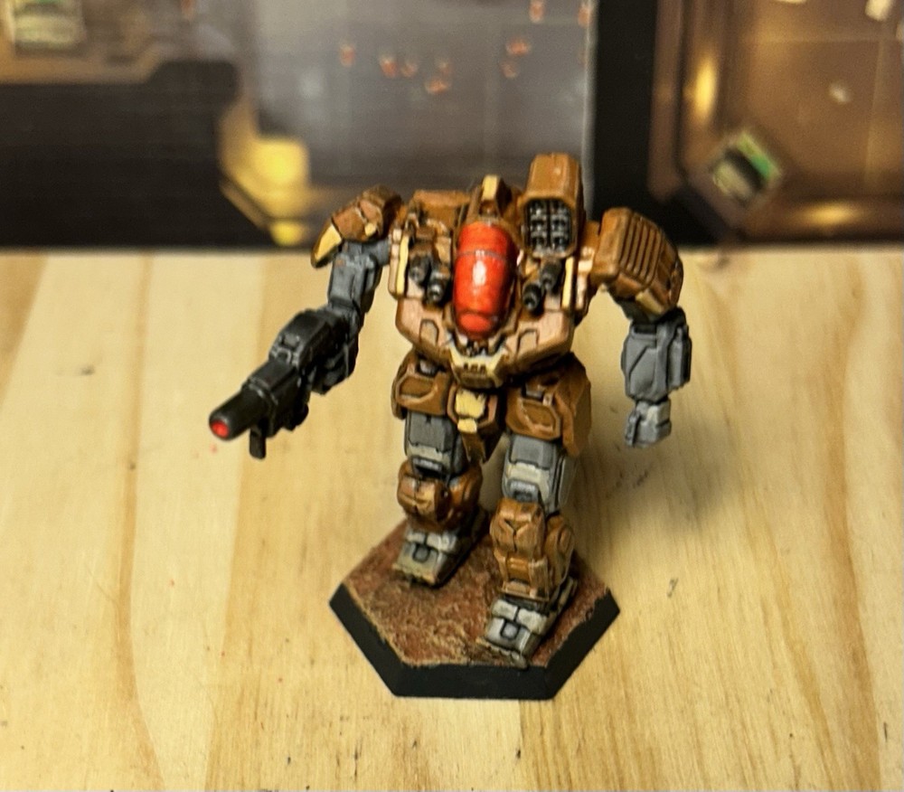 Battletech Battlemaster Mech *painted* Alpha Strike, Clan Wolf