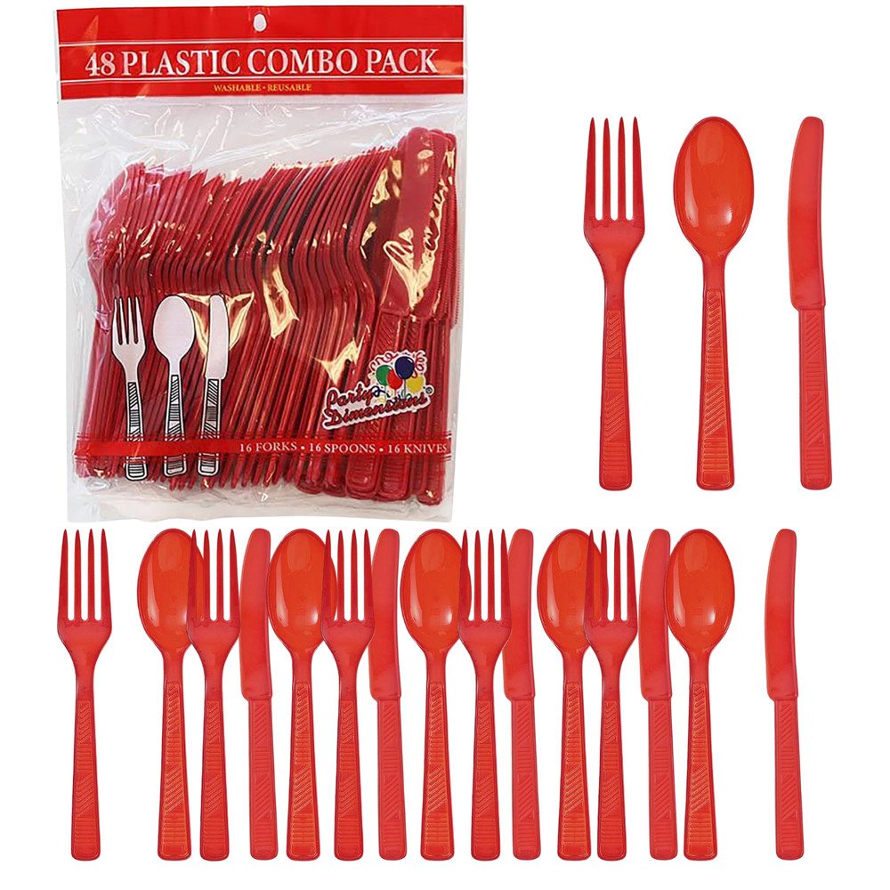 COMBO-PARTY SET: Complete Disposable Dining Solution for Your Event
