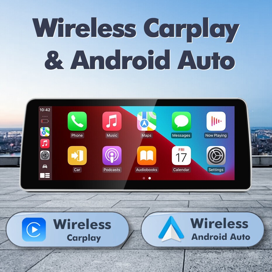 12.3'' Android Auto CarPlay Car TouchScreen For BMW X5 E70 X6 E71 CCC 2007-2010