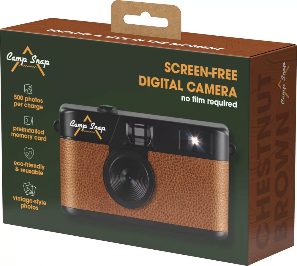 Camp Snap - Screen Free Digital Camera - Brown