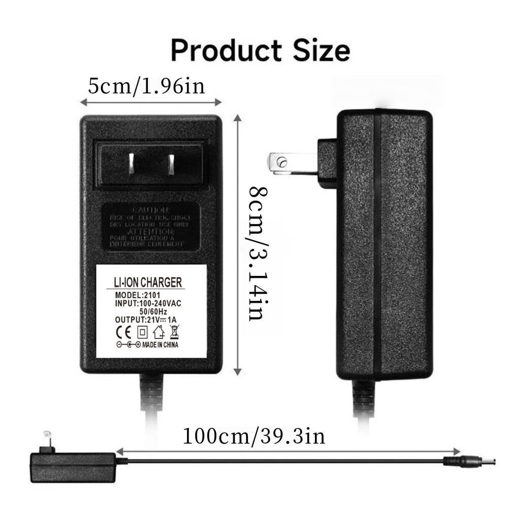 Durable Universal Battery Charger Perfect Compation With Most 20V21V Power Tools