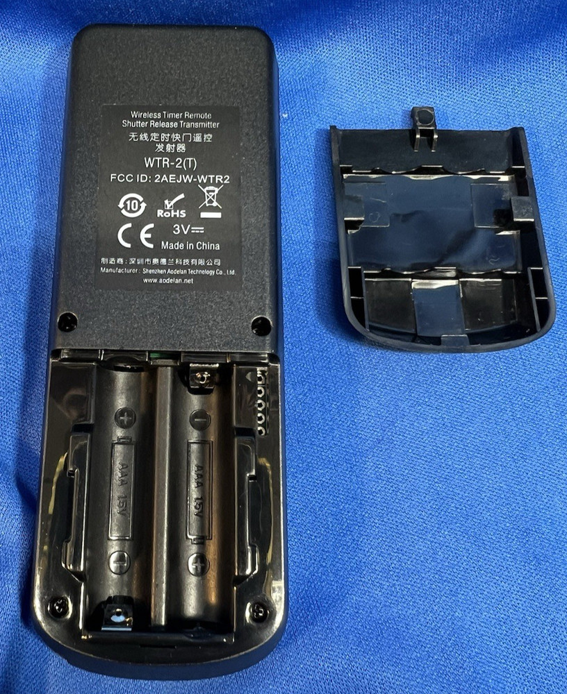 AODELAN WTR-2 Wireless Shutter Release Timer Remote Control New Open Box, 2022