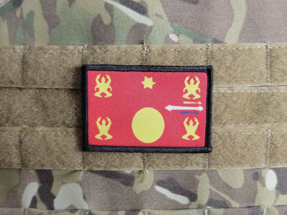 Hmong Flag Tactical hook Military Morale Patch