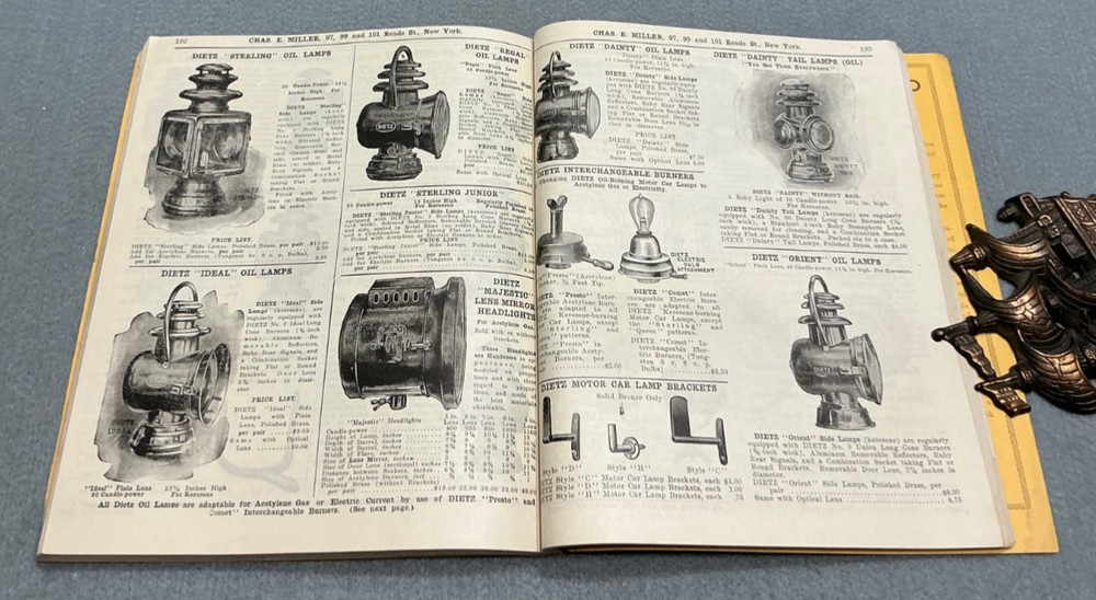1912 CHAS. E. MILLER AUTO AUTOMOBILE ILLUSTRATED CATALOGUE