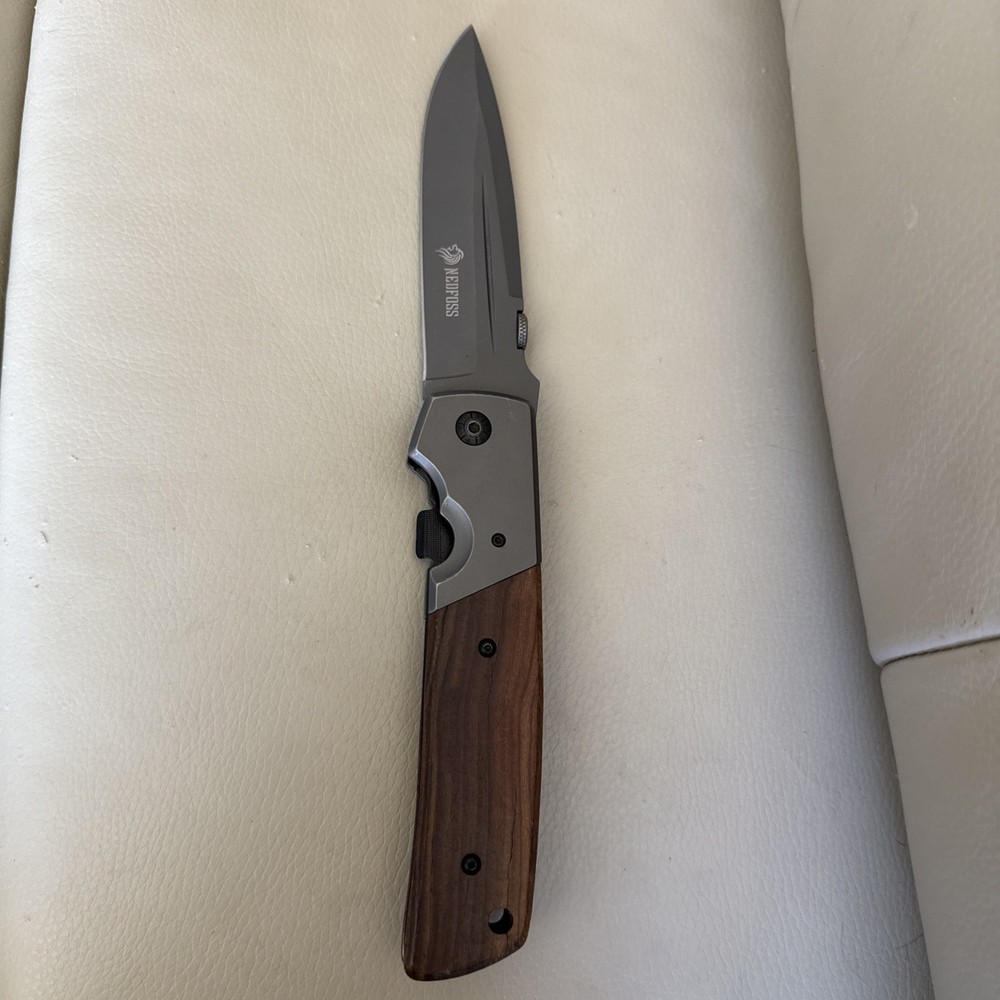 NedFoss Pocket Knife Large Folding Knife, 11'' Survival...