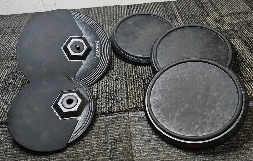 (5) Simmons S500PAD8S Electronic Drum Pads