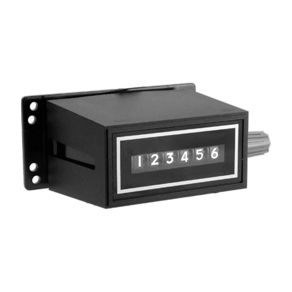 TRUMETER 2-1006 Counter,6 Digit,Base Mount,115VAC 6X159