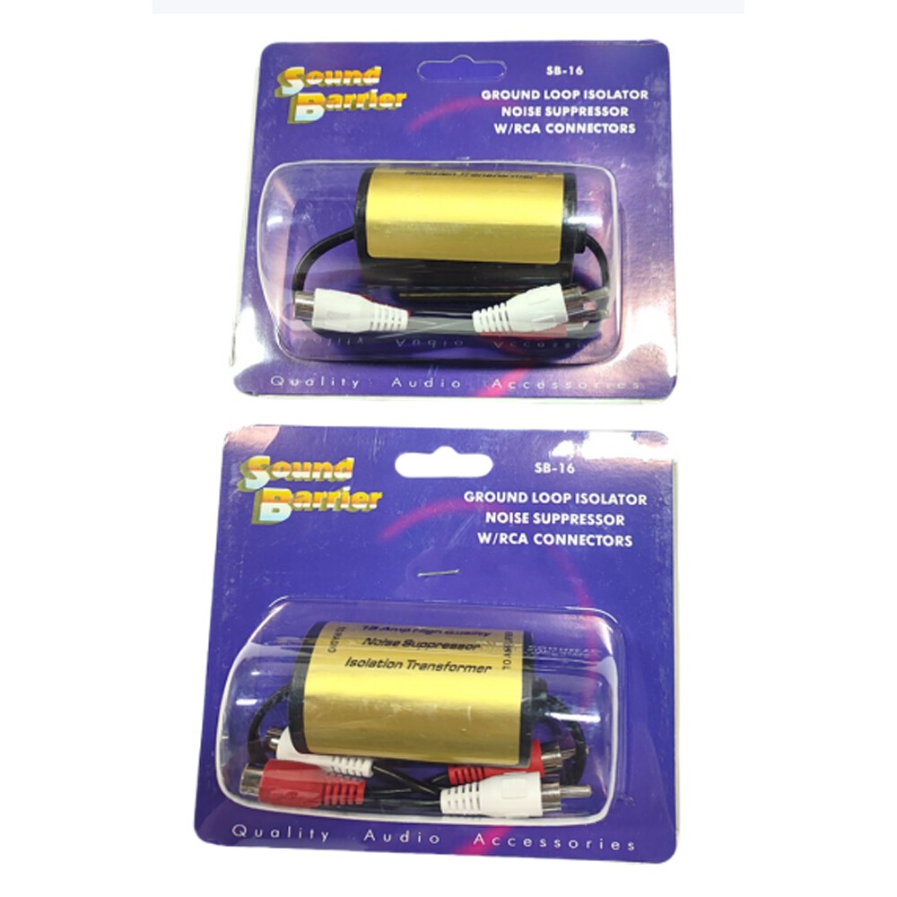1PCS RCA Audio Noise Filter Suppressor Ground Loop Isolator for Car AMP Stereo