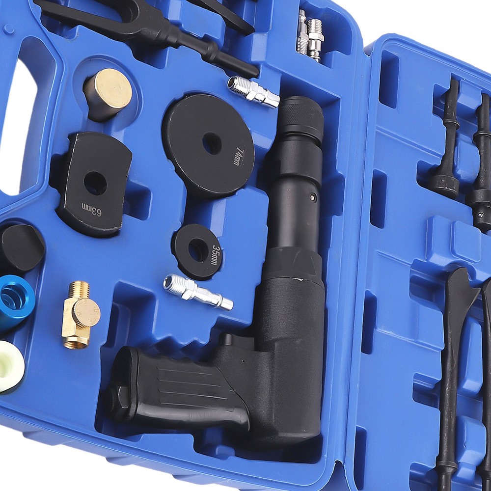 Multi-functional Air Hammer Tool Set With Case Pneumatic Hammer Piece Chisel Kit