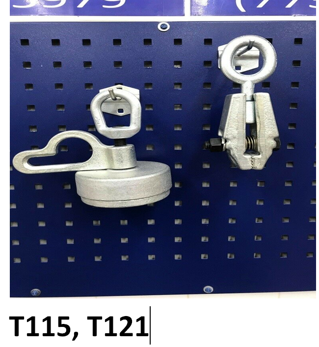 MO Clamp Style Strut Tower Puller + Jr pulling Clamp Auto Body Frame Machine