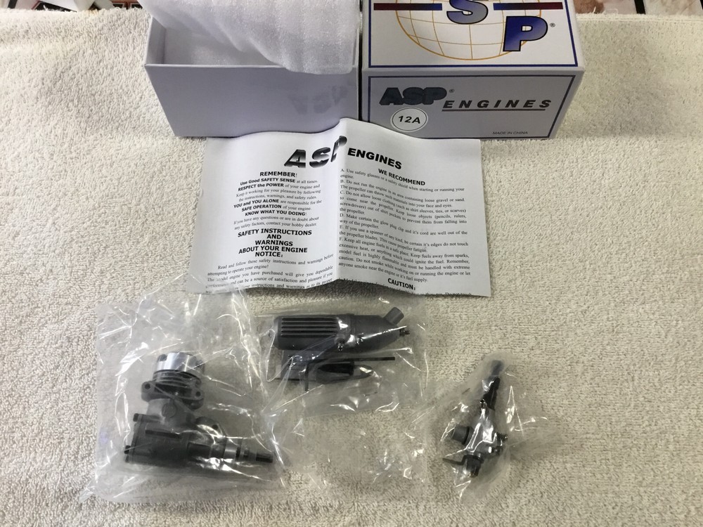 ASP RC 2 stroke Nitro Airplane Engine 12A