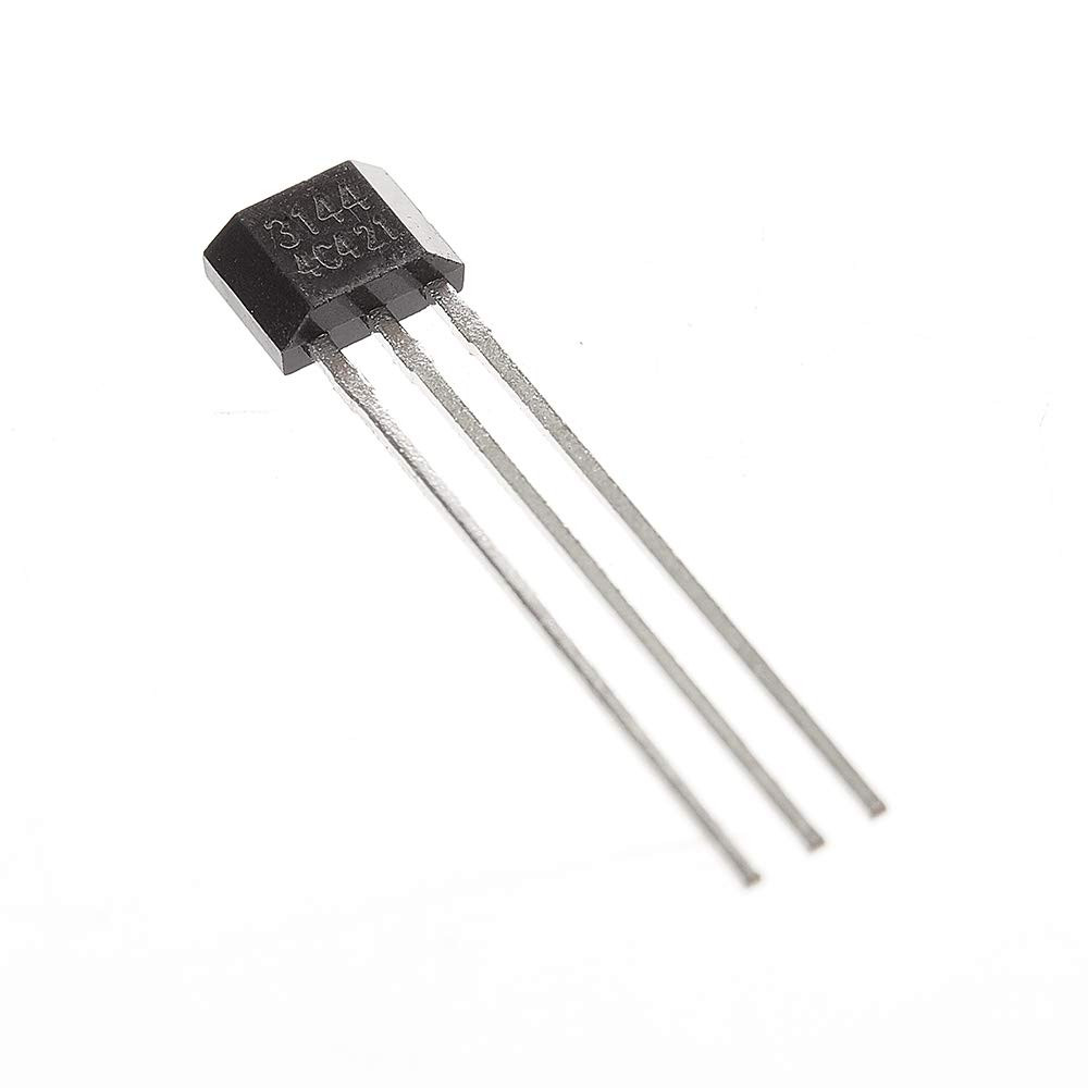 30Pcs A3144 3144 Hall Effect Sensor for High-Temperature Operation，3Pins.
