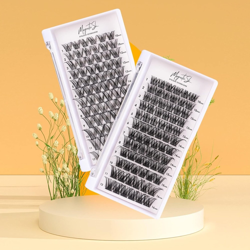 Comfortable 72-Piece Cluster Lashes - Reusable Eyelash Extensions for Every Look