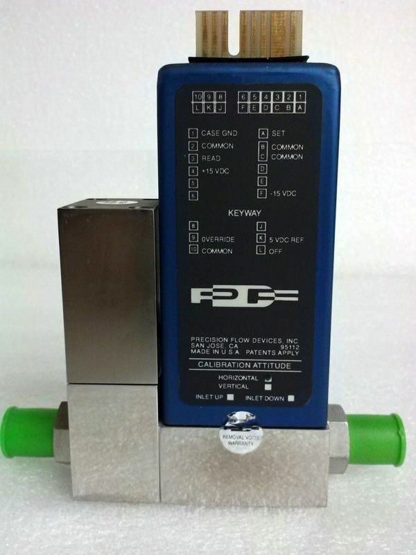 PFD 501 MFC, Precision Flow Devices, Mass Flow Controller, O2, 10 SLM, Used