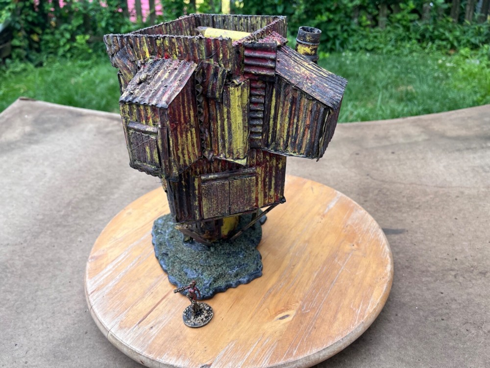 Sci-Fi Terrain pieces .14 – Tabletop Gaming scratch built.