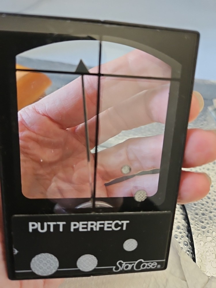 Star Case Putt Perfect Putting Aid Golf Practice Tool Green Reading Tool