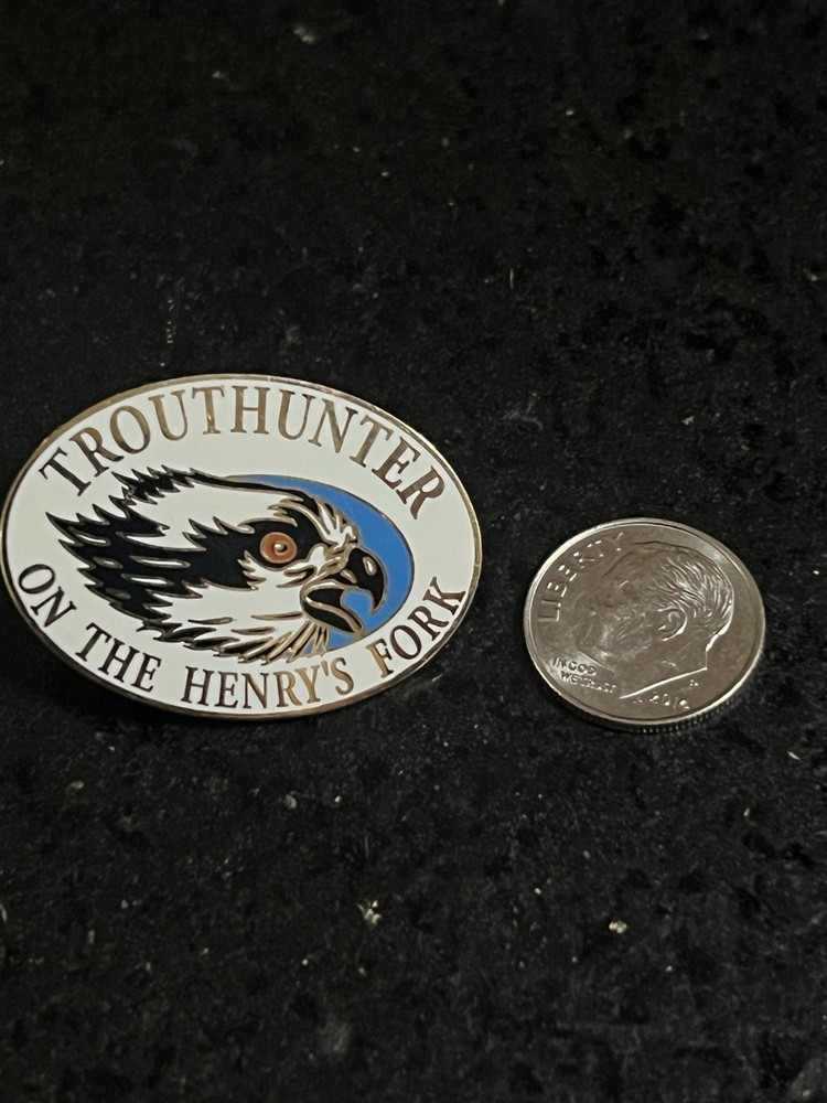 Vintage Pin - Trout Hunter On The Henry’s Fork