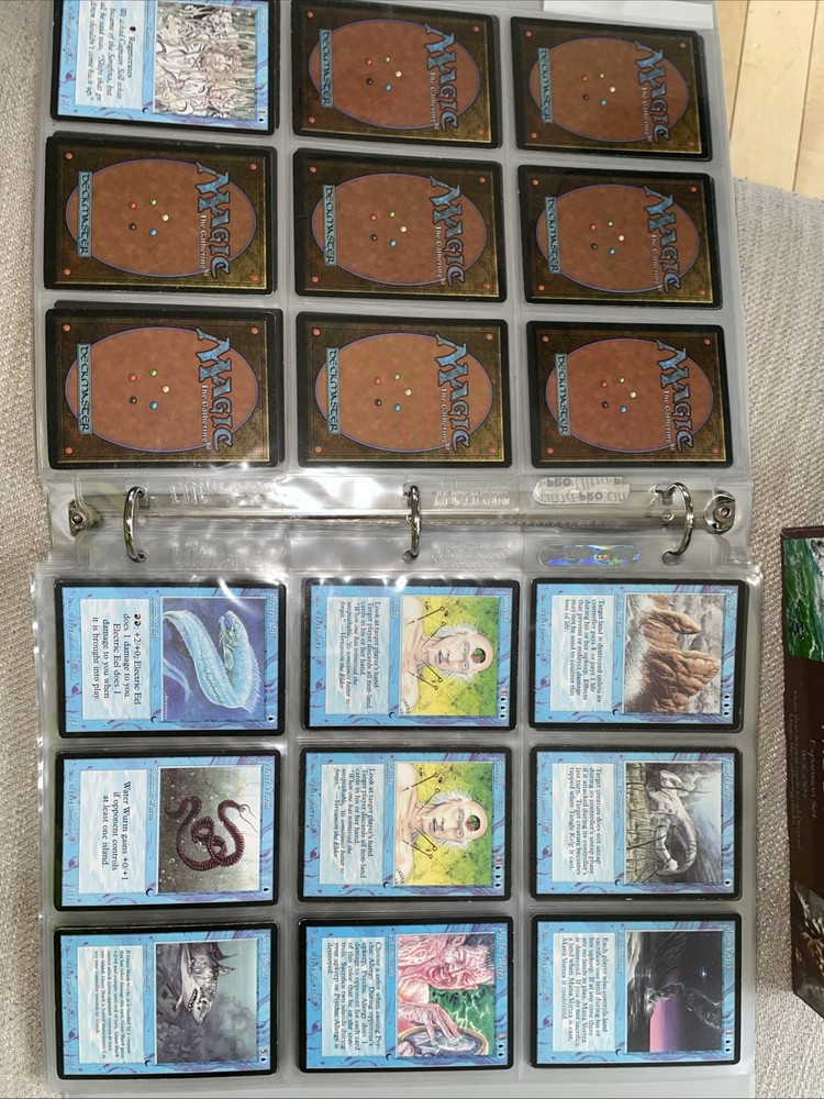 mtg Magic the Gathering The Dark 1994 InComplete Set, But Has $ Extras ! Read