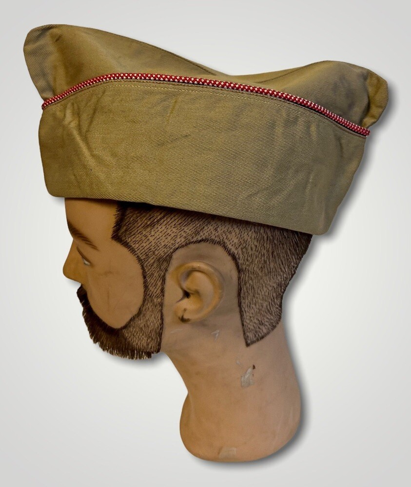 WW2 US Military Garrison Cap Hat Khaki Size 7