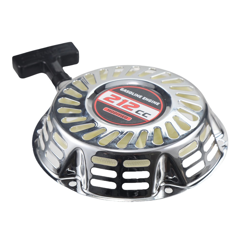 Silver Chrome Pull Recoil Starter For Honda GX160 GX200 Harbor Freight 196cc