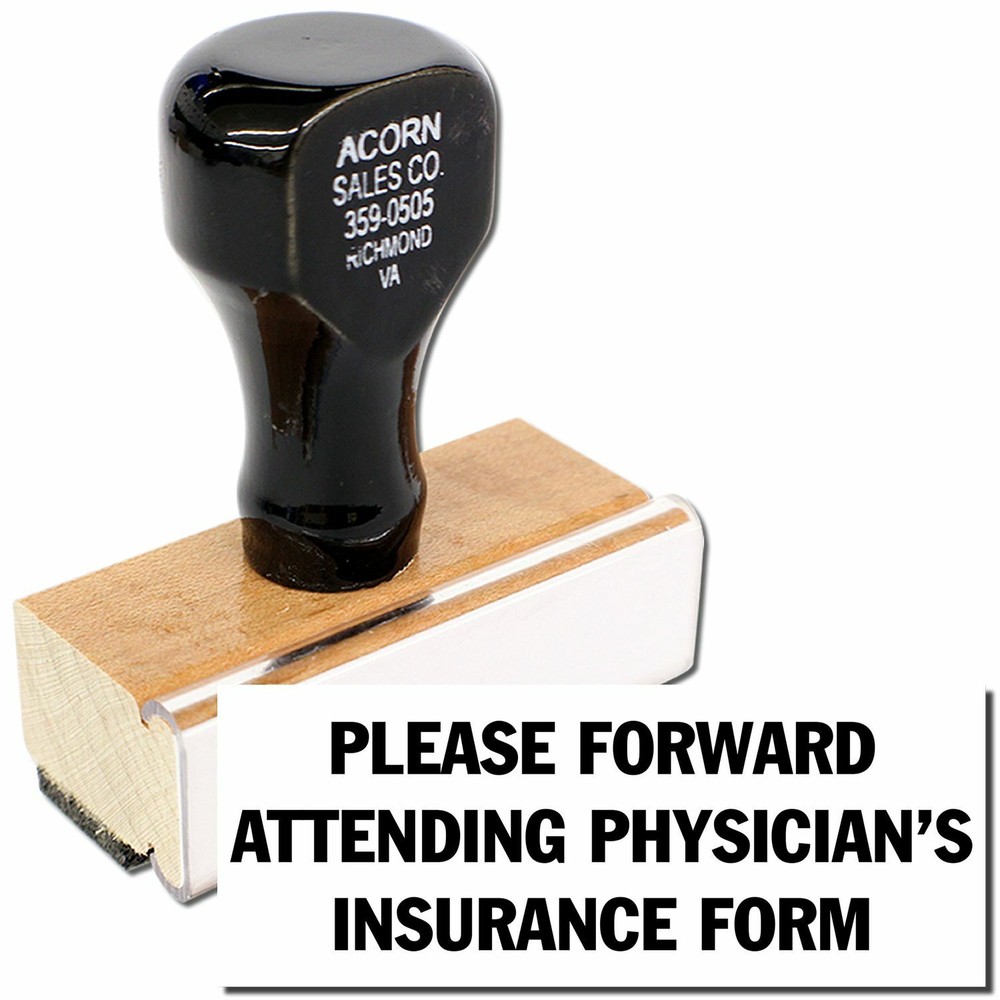 Please Forward Insurance Form Rubber Stamp For Business and Office