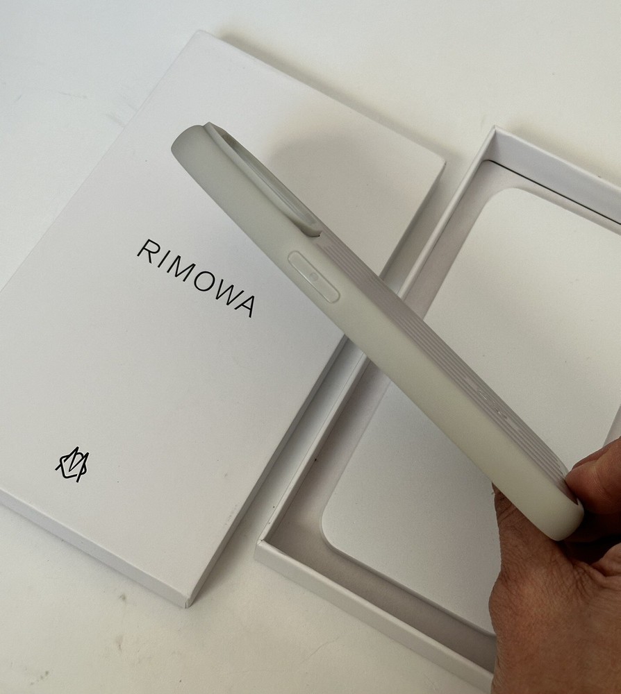 Rimowa Iphone Case Silver Aluminum For 14 Pro