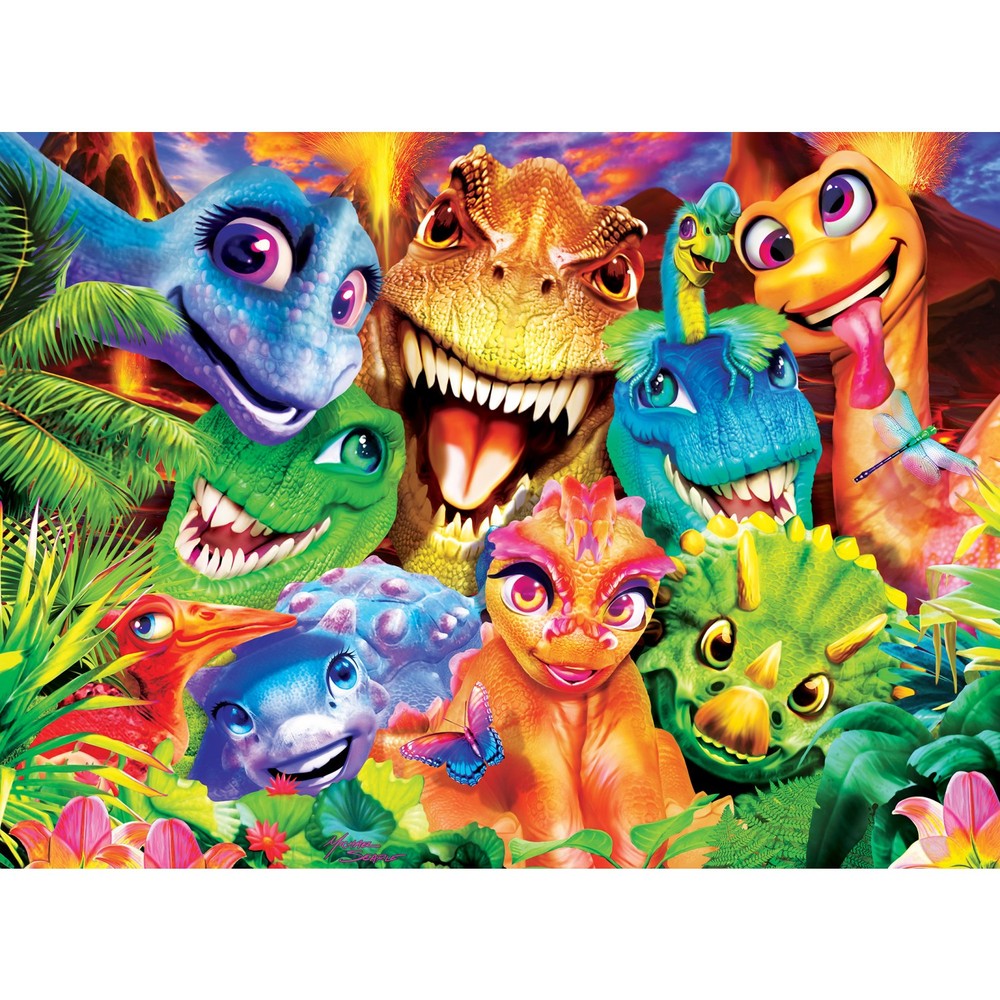 MasterPieces - Selfies - Dinosaur Chums 200 Piece Jigsaw Puzzle