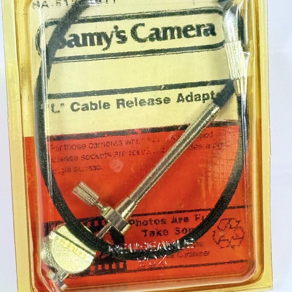 Samy’s Camera “L” Cable Release Adapter – Vintage New in Package