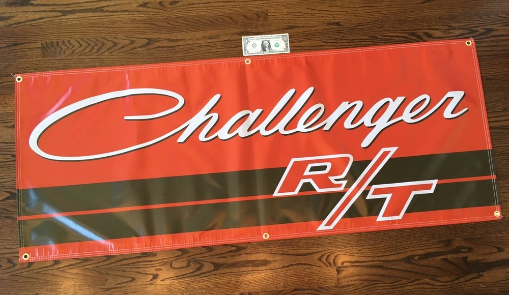 CHALLENGER RT Garage Banner Sign (Large 2'x5')