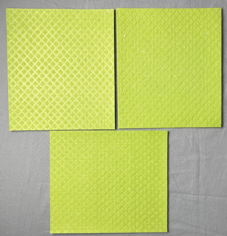 Biosmart Multi-Purpose Cloths 3 Count Pack Green Reusable Biodegradable NEW