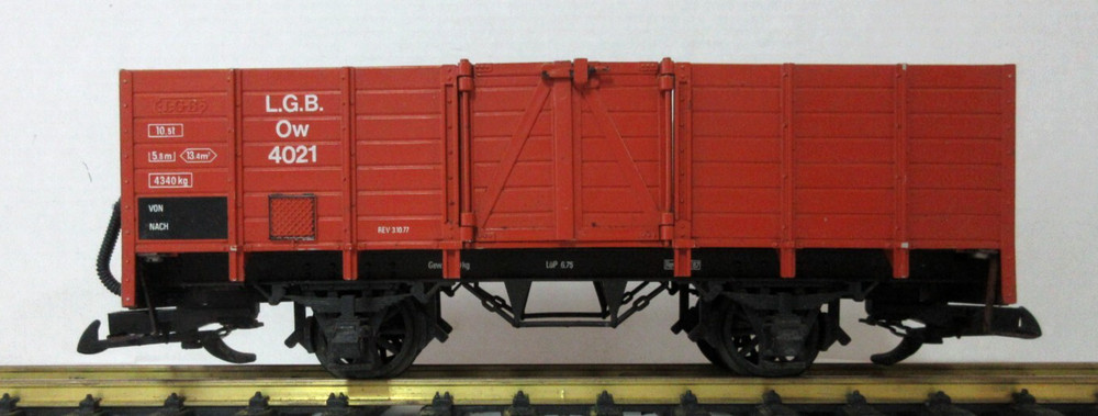 LGB 4021 G SCALE HIGH SIDED WAGON
