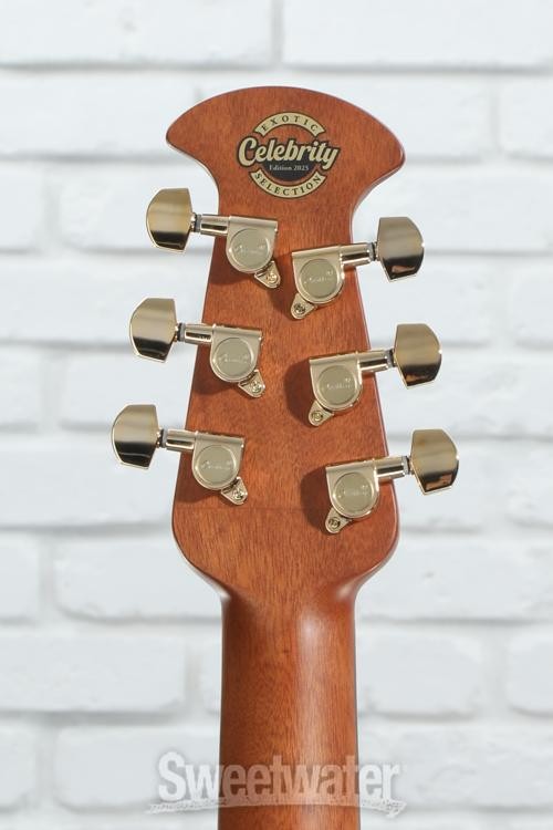 Ovation Celebrity Exotic Mid-depth E-Acoustic Guitar - Sunburst