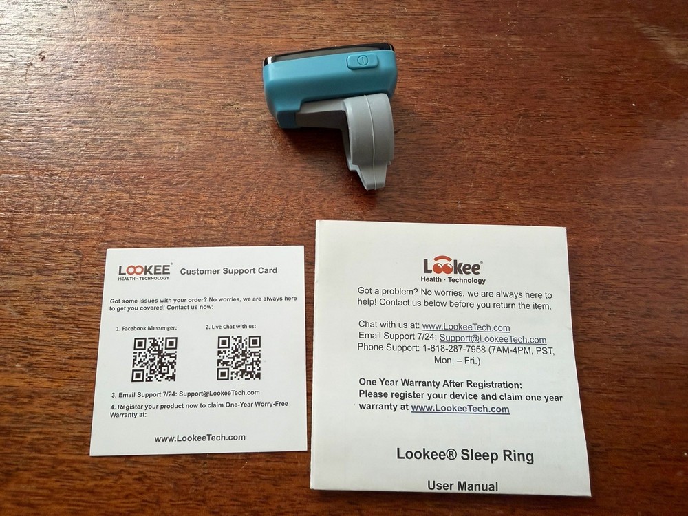 LOOKEE Wearable Ring Pulse Oximeter