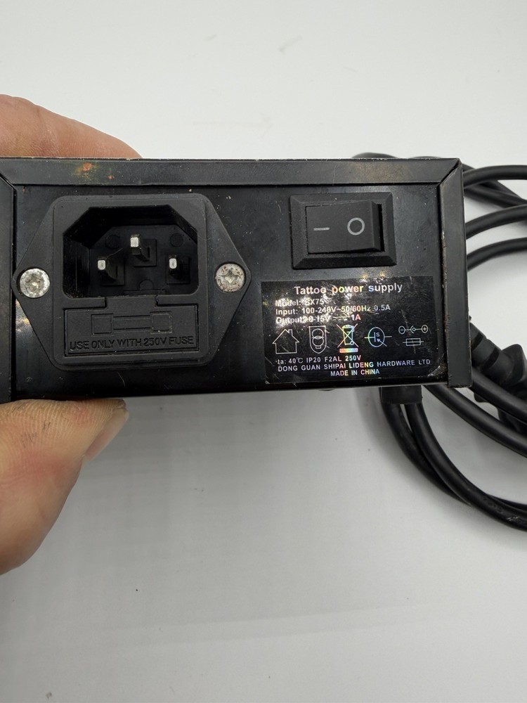 Tattoo Power Supply Tested Working + Tattoo Machine Untested