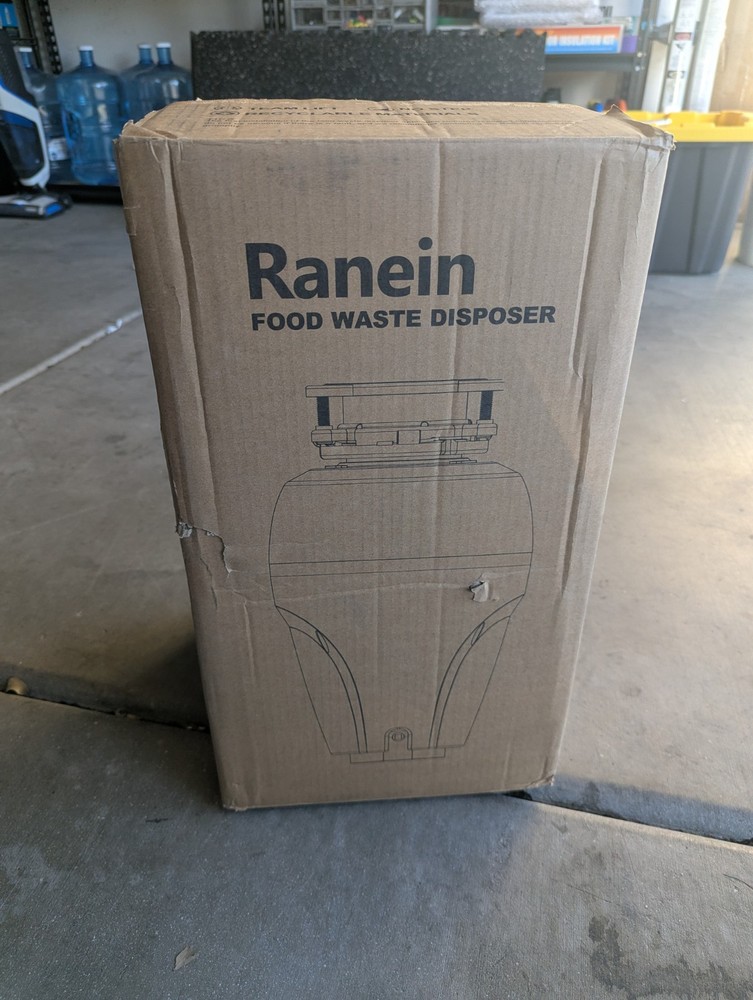 1 HP Garbage Disposal with Dishwasher Connector Kit and Power Cord