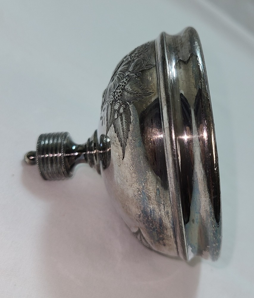 Lid Pickle Castor Insert Lid Silverplate Vintage or Antique