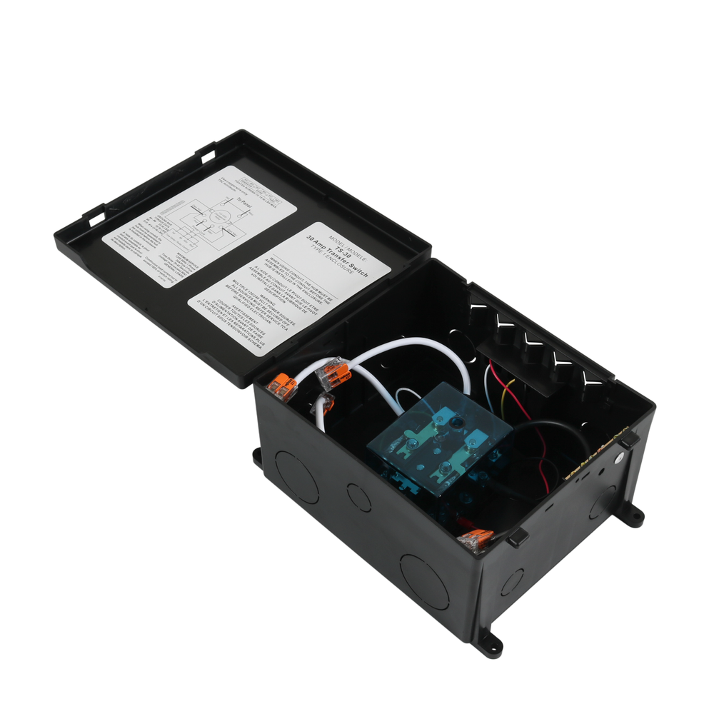 JDMSPEED TS-30 30 Amp Automatic Transfer Switch , Black