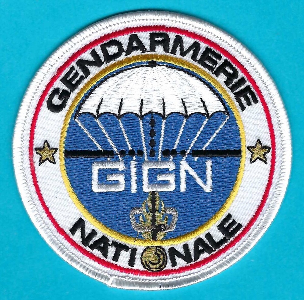 FRANCE NATIONAL POLICE GIGN INTERVENTION GROUP SHOULDER PATCH